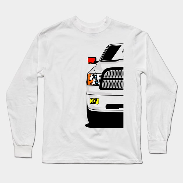 Dodge RAM Truck 1500 2010 Long Sleeve T-Shirt by EtyazaForez